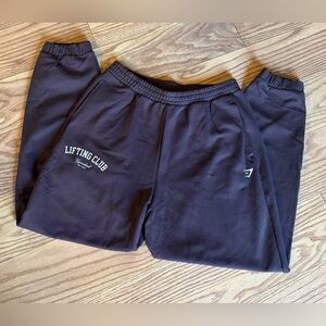 Gymshark Lifting Club Oversized Joggers Heritage Brown Women’s Medium Graphic